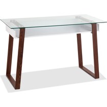 mose white desk   