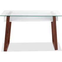 mose white desk   