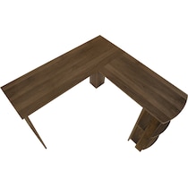 moses dark brown desk   