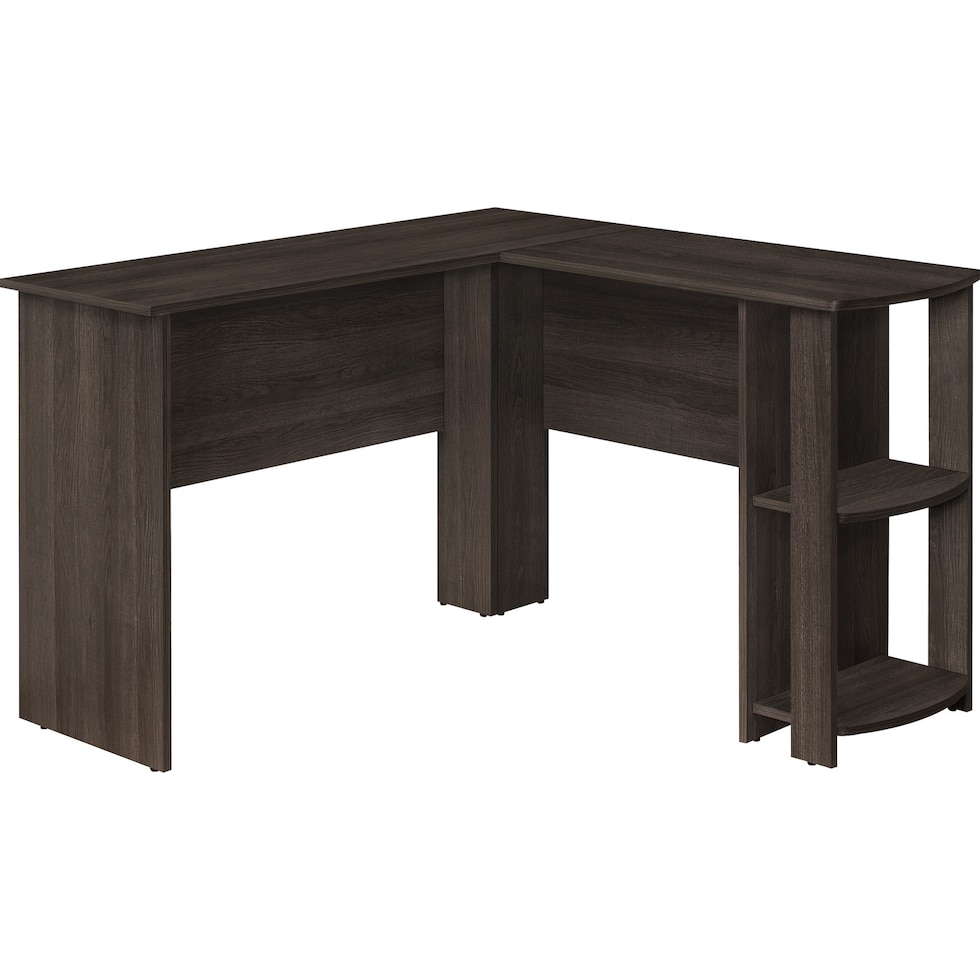 moses dark brown desk   
