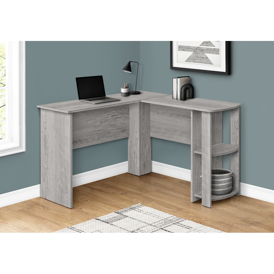 Moses LShaped Desk Value City Furniture