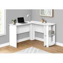 moses white desk   
