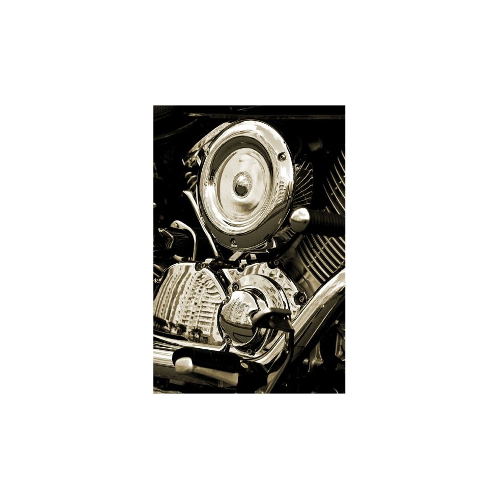 motorcycle black and white wall art   