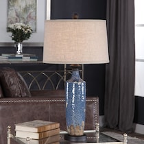 moussa blue table lamp   