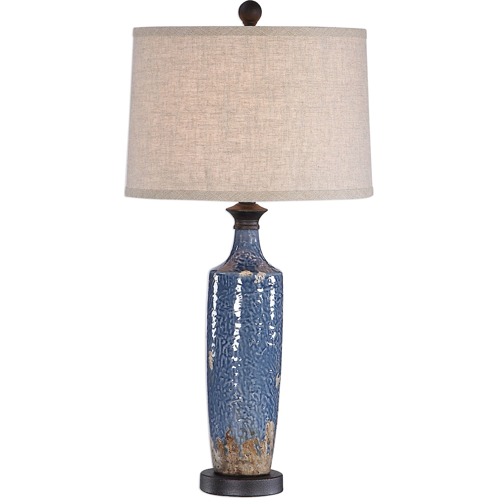 moussa blue table lamp   