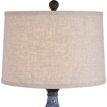 moussa blue table lamp   