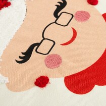 mr & mrs claus ivory accent pillow   