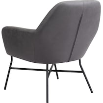 muellen gray accent chair   