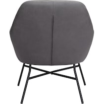 muellen gray accent chair   