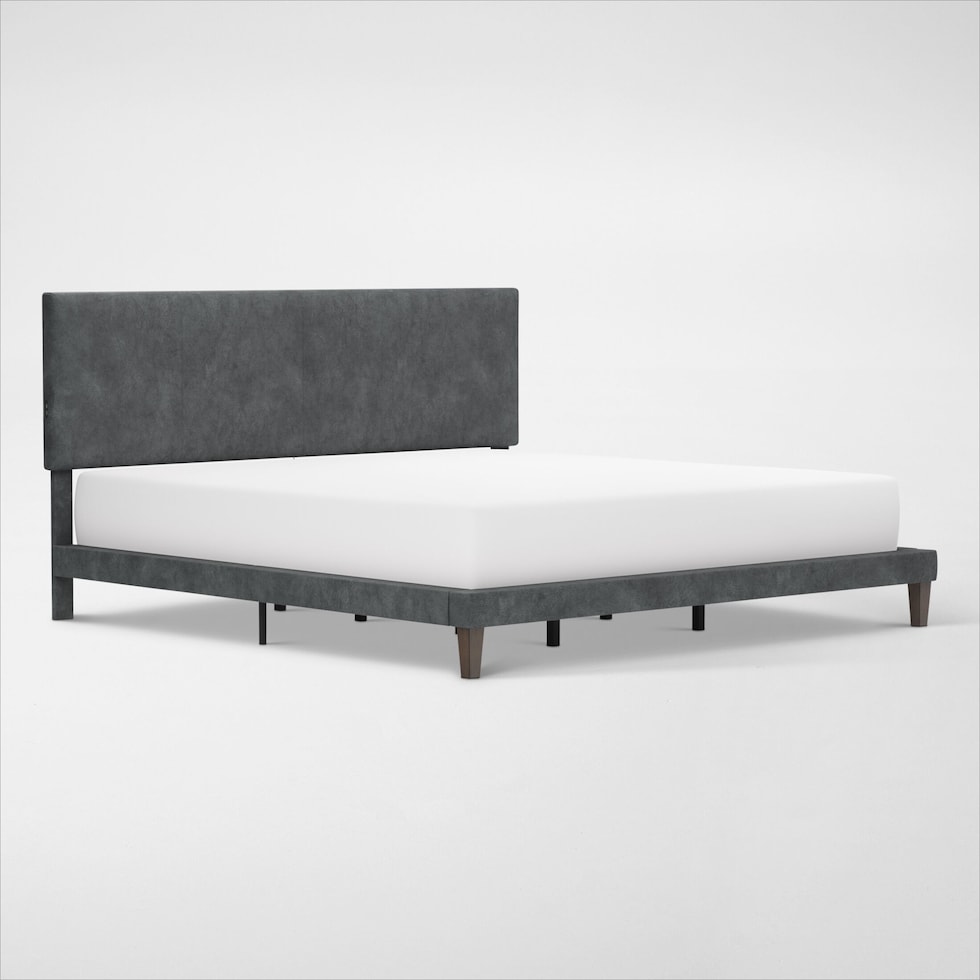 muellen gray king bed   