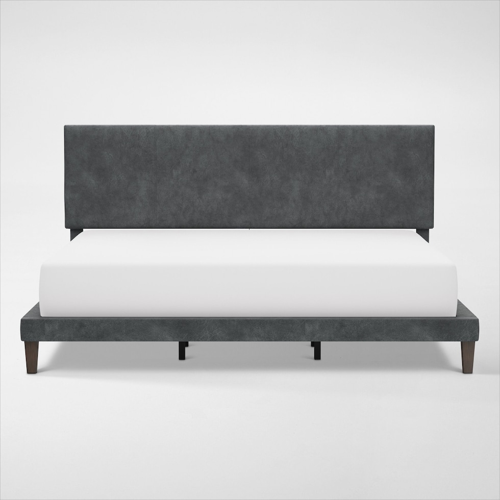muellen gray king bed   