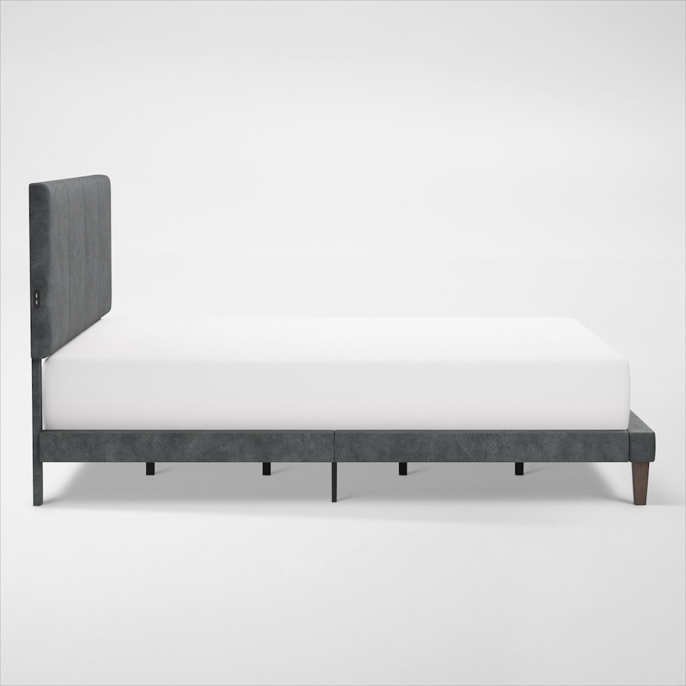 muellen gray king bed   