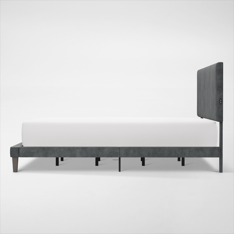 muellen gray king bed   