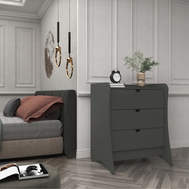 Mulberry 3-Drawer Dresser