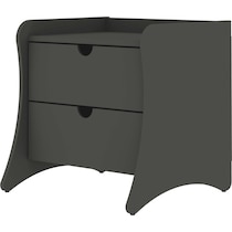 mulberry gray nightstand   