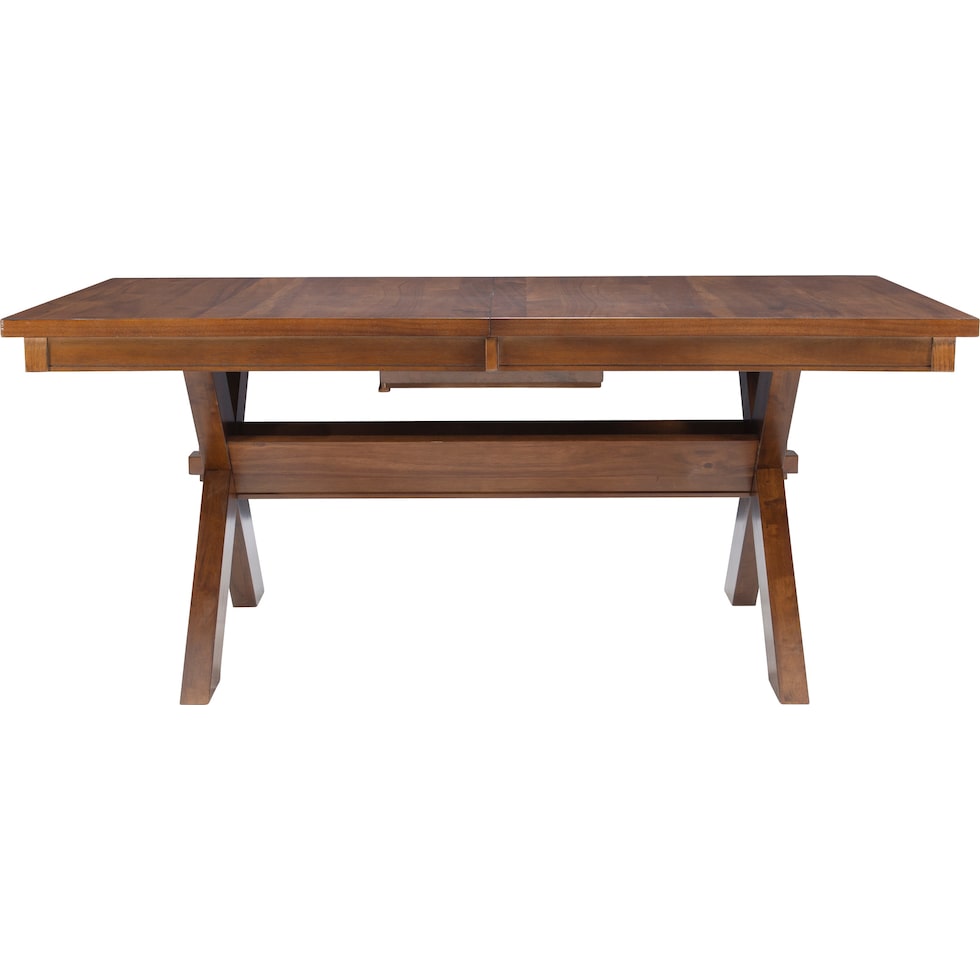 mullens dark brown dining table   