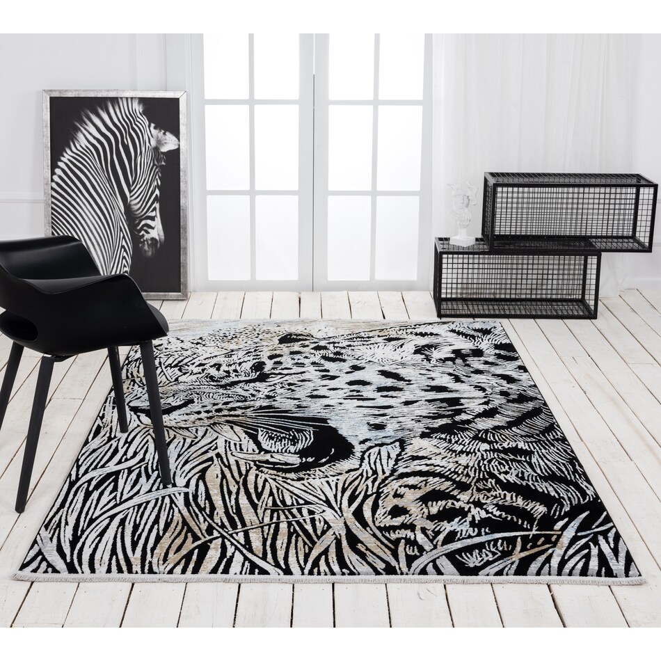 Tiger Area Rug Multicolor Value City Furniture