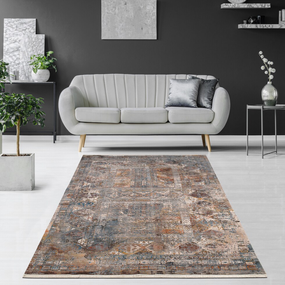 multicolor area rug  x    