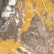 Cascades 5' X 8' Area Rug - Gray/Yellow