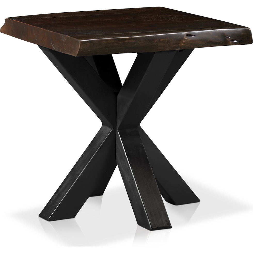 mumbai black end table   