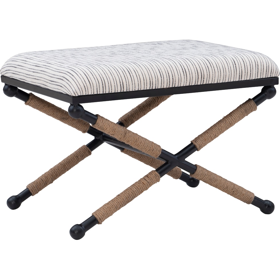 muriel light brown accent stool   