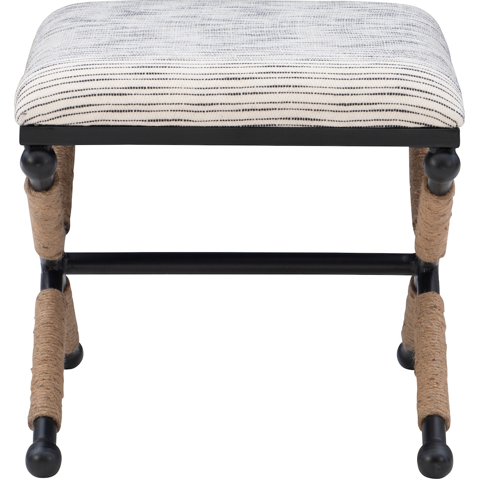 muriel light brown accent stool   