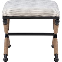 muriel light brown vanity stool   
