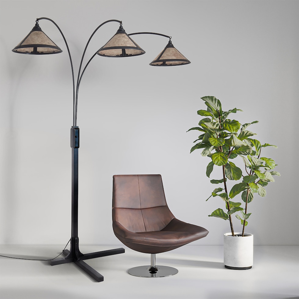 muse gray floor lamp   