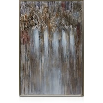 muted gray wall art   