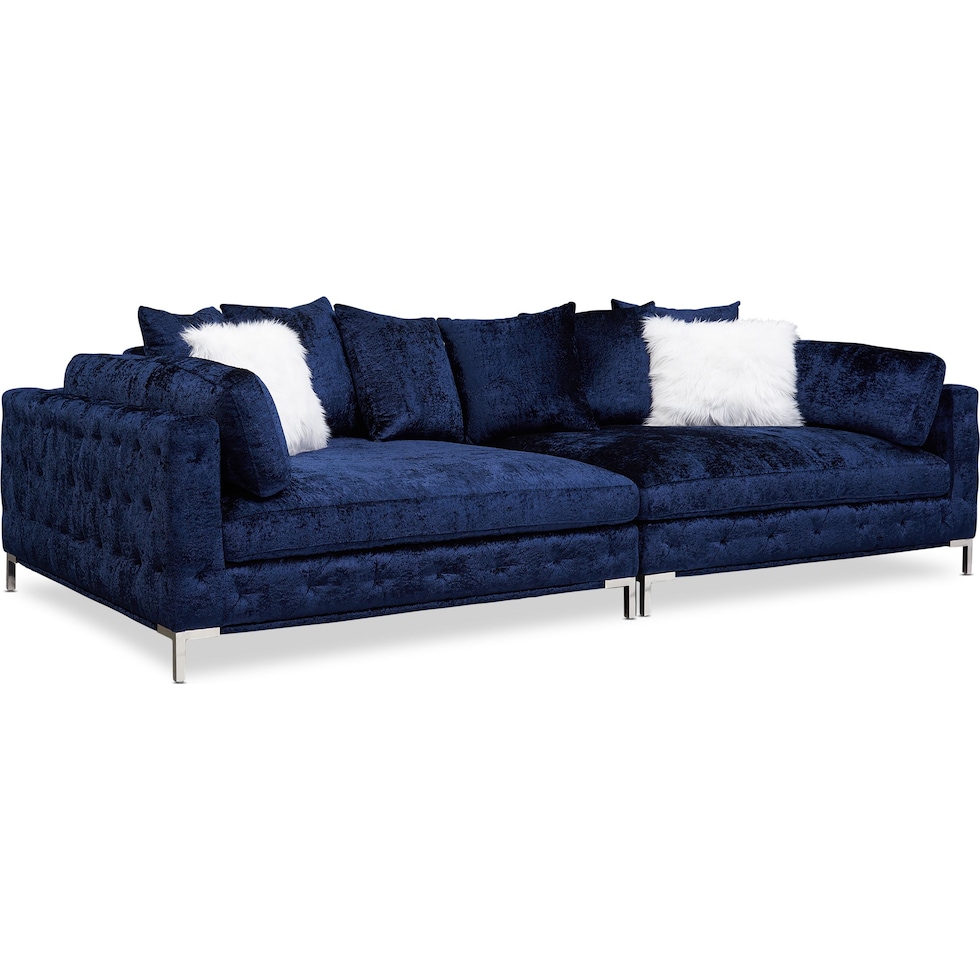 myla blue sofa   