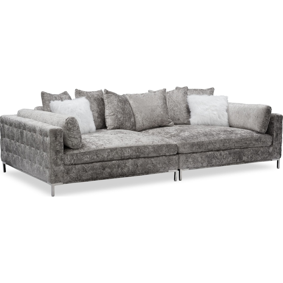 myla gray sofa   
