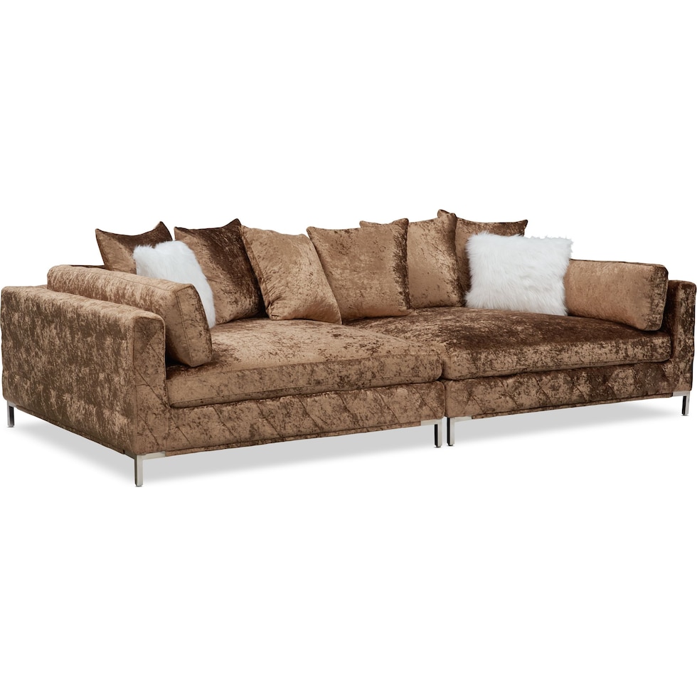 myla light brown sofa   