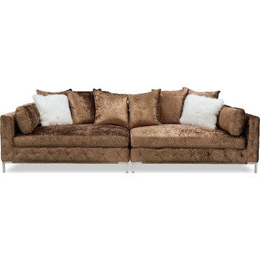 Myla 2-Piece Sofa - Mushroom