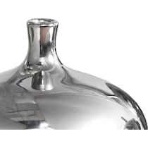myla silver vase   