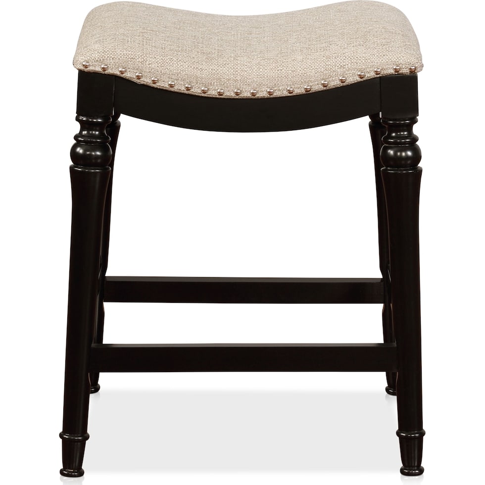 myrtle black counter height stool   