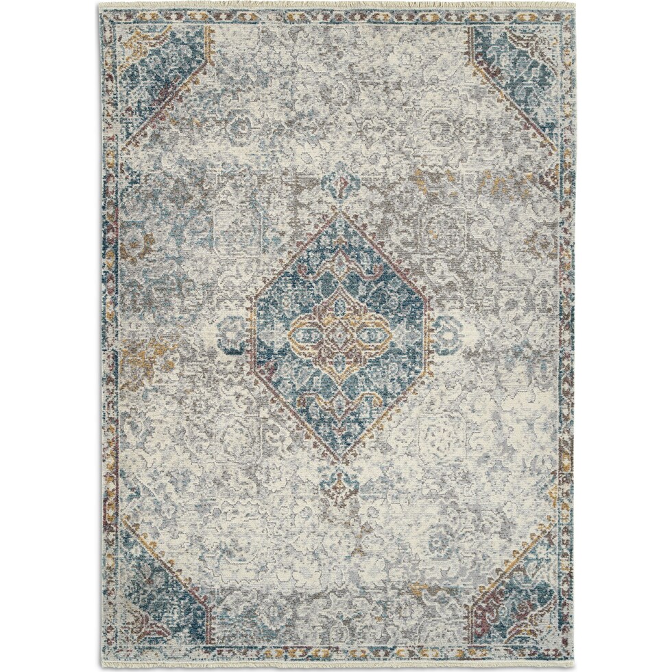 nadell white area rug  x    