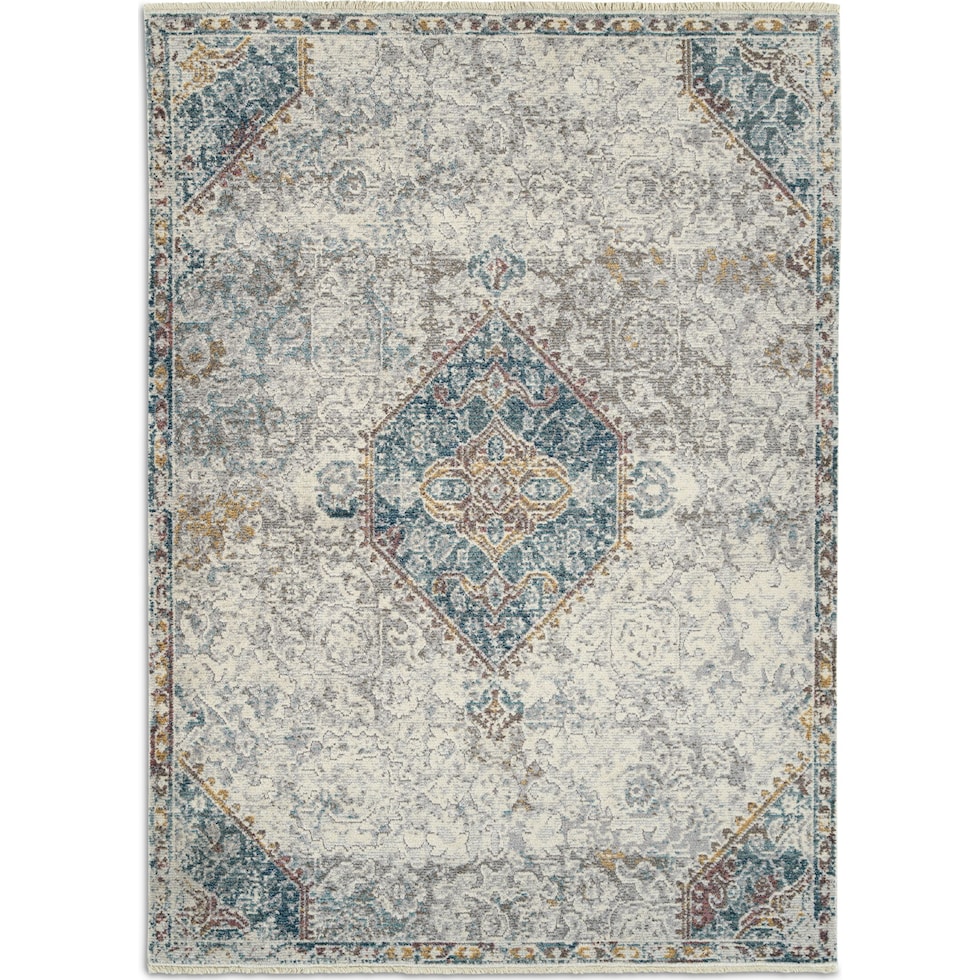 nadell white area rug  x    