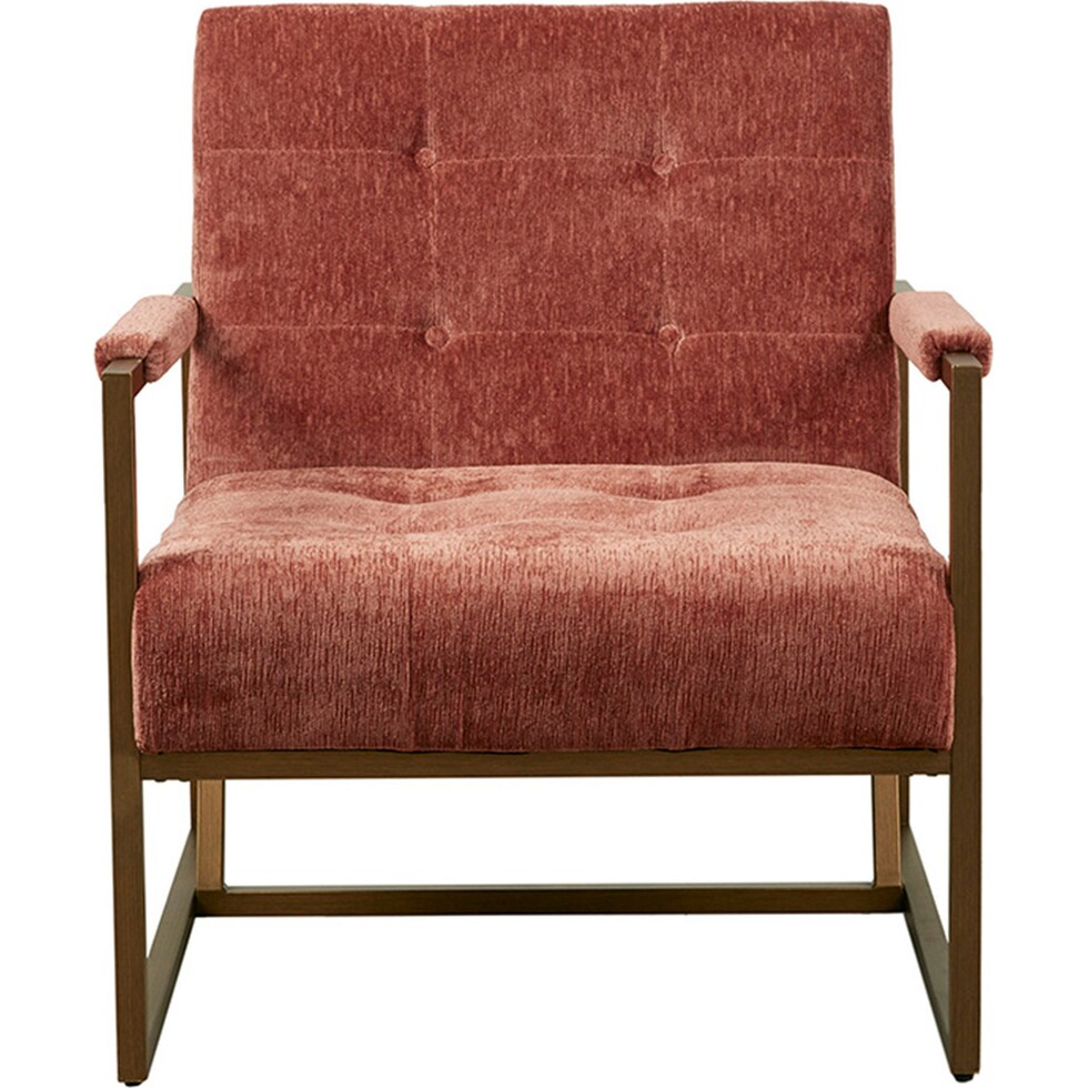 nadine red accent chair   
