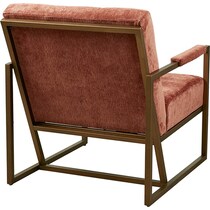 nadine red accent chair   