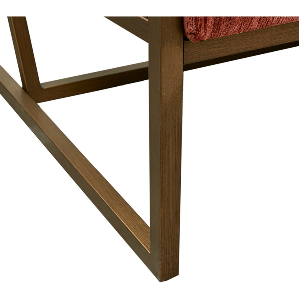 nadine red accent chair   