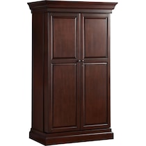 nadini dark brown wine cabinet   