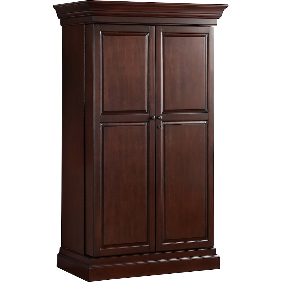 nadini dark brown wine cabinet   