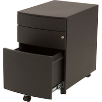 nadira black file cabinet   