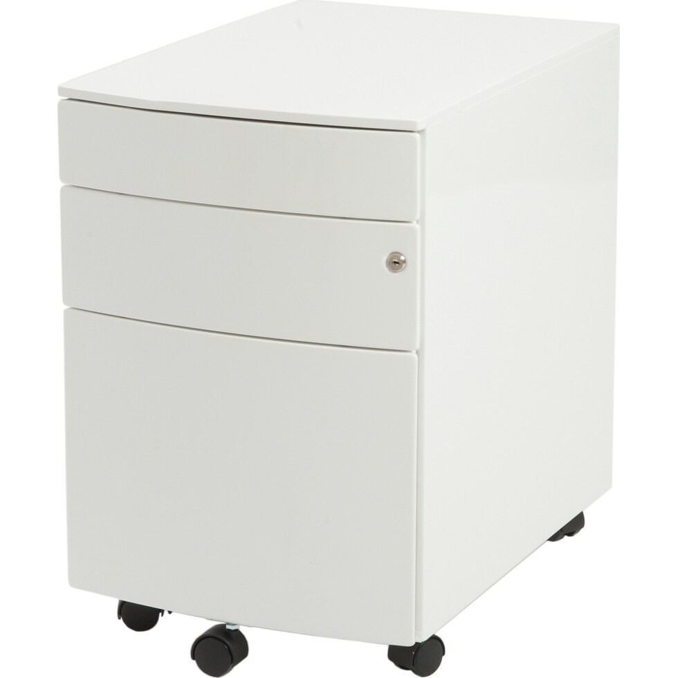 nadira white file cabinet   