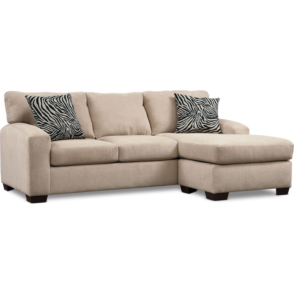 nala light brown  pc sectional   