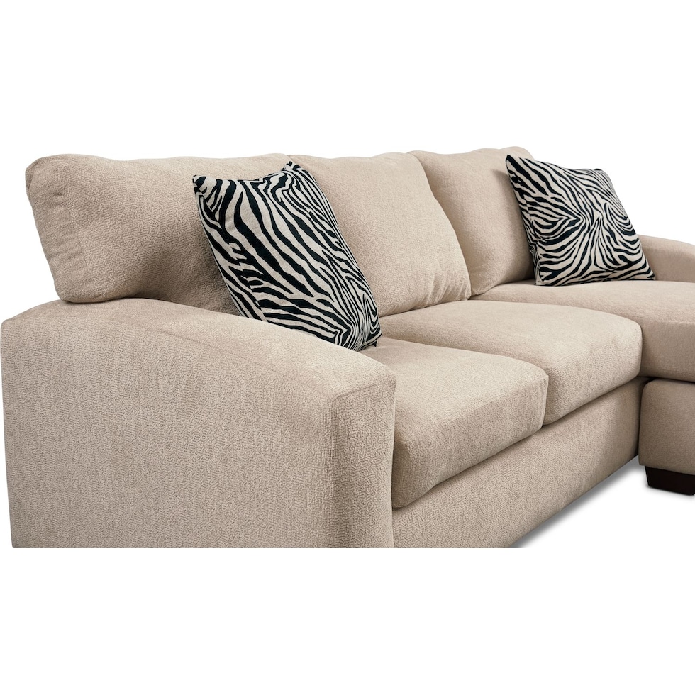 nala light brown  pc sectional   