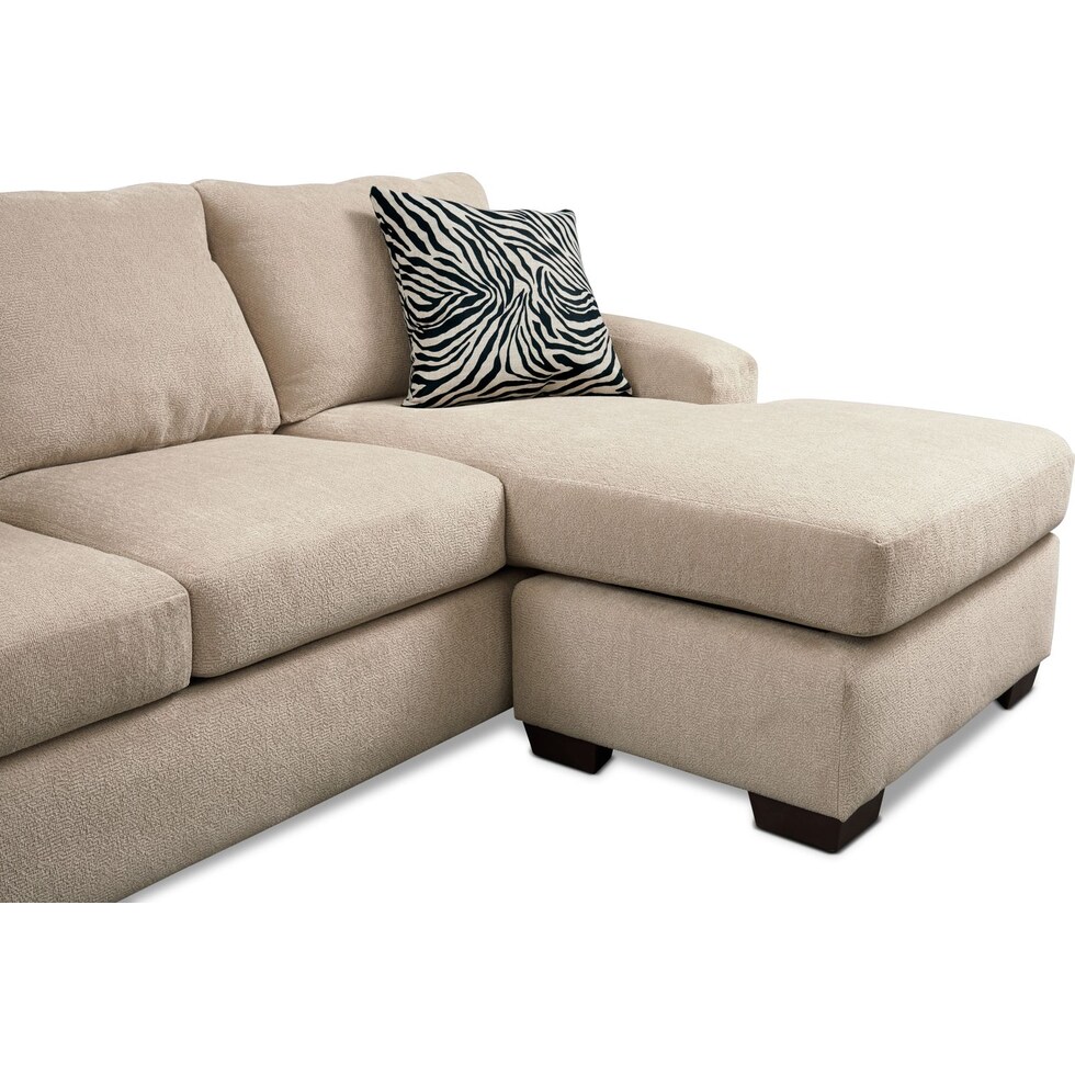 nala light brown  pc sectional   