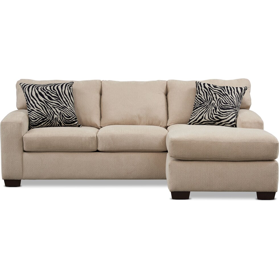 nala light brown  pc sectional   