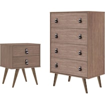 nalda light brown dresser   