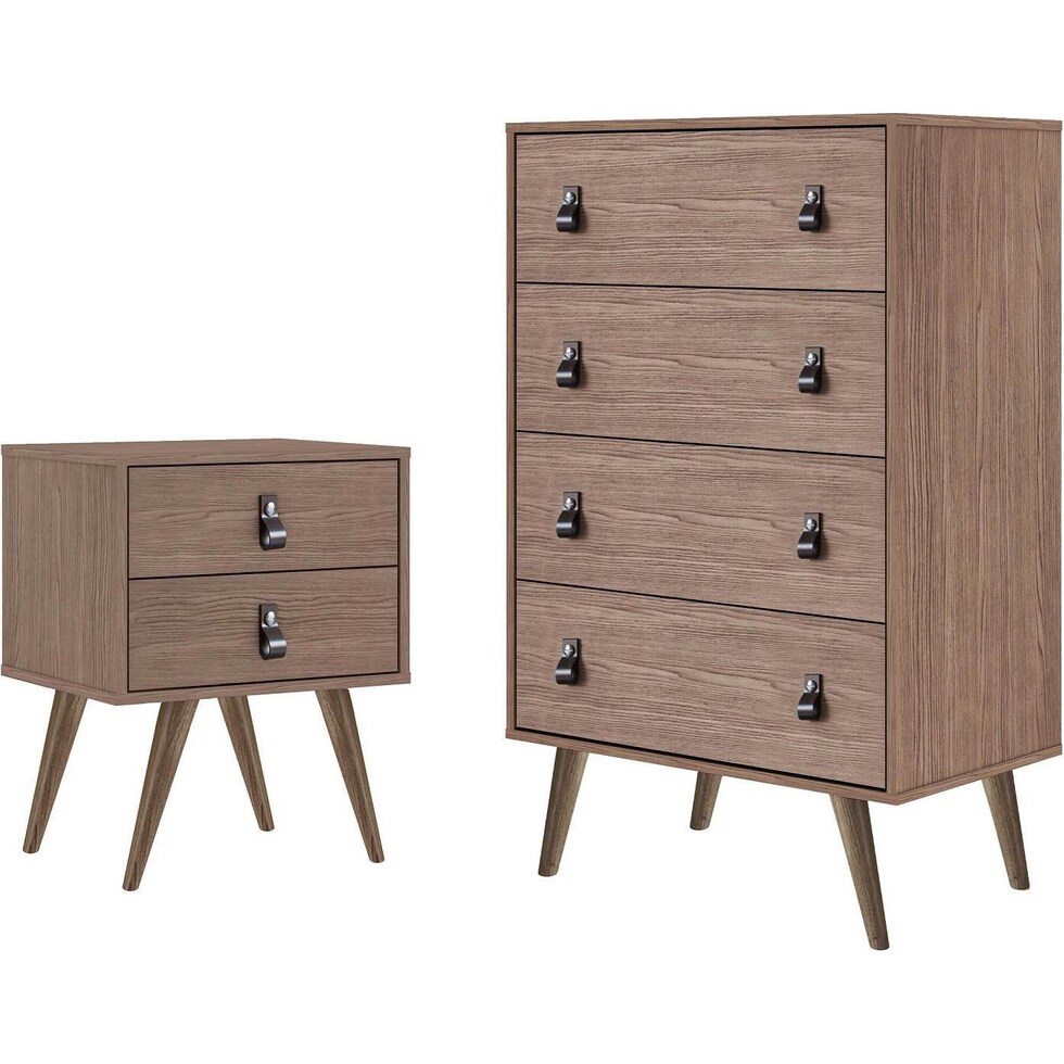 nalda light brown dresser   